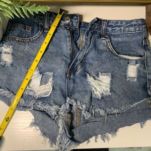 SHEIN Blue Denim Shorts